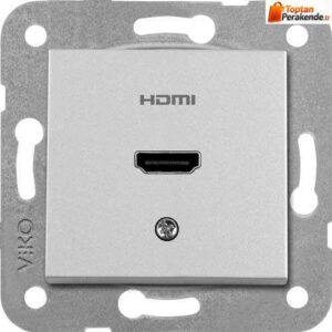 Artline Novella/Trenda Metalik Beyaz Hdmi Konnektör Kapak (Mekanizma Hariç)